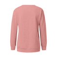 thumbnail image 5 of Chandails de Compression à Manches Longues pour Femmes Col Ras du Cou Unis Plus Chandail Surdimensionné Coupe Ample Pulls Tendance Hauts Légers pour Femmes Grande Taille Gris m, 5 of 5