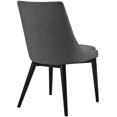 thumbnail image 4 of Modway Viscount 19" Solid Rubberwood and Fabric Dining Chair, Gray, 4 of 5