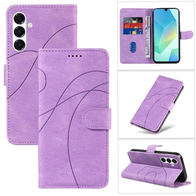 Flip Case For FOXDOCK Samsung Galaxy A16 5G Card Slots and Kickstand Function Skin Feel Leather