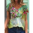thumbnail image 2 of Fridja T-shirt Imprimé à Manches Mi-Longues Womens Imprimé Tops, 2 of 3