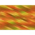 thumbnail image 1 of Ahgly Company Tapis d'Intérieur Rectangulaire Transitionnel Orange Rouge Orange Lavable à la Machine, 2 Pieds x 3 Pieds, 1 of 7