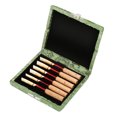thumbnail image 2 of Wooden Reed Case for 6pcs Oboe Reeds, Moisture Proof Silk Cloth Cover, Durable & Exquisite, Compact & Lightweight with Slot Design Breathable Holes, Ideal Oboe Reed Storage Holder, 2 of 7