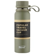 Dvkptbk Water Bottle Thermal Insulated Cup with Large Capacity of 650ml Portable Sports Water Bottle High Value Women Is Stainless Steel Water Cup Camping Essentials