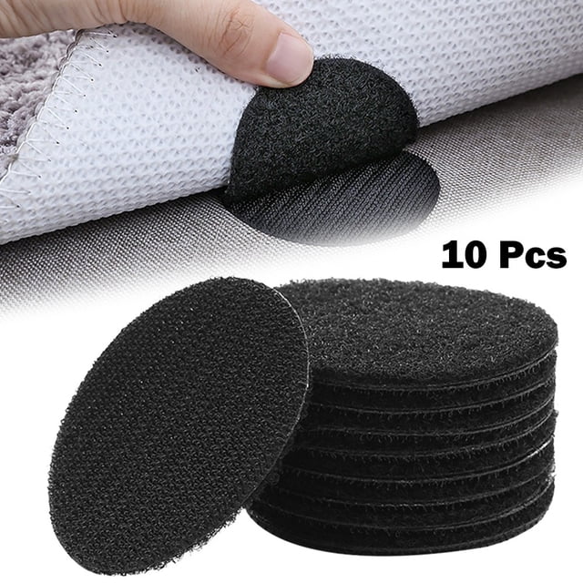 10 Pcs Antidérapants pour Tapis, Coussinet Antidérapant, Ruban Autocollant, Antidérapants pour Tapis