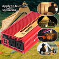 thumbnail image 4 of 1600W,Power Inverter,DC 12V/24V to AC,Car Inverter With Dual USB Car Adapter ,Easy to Use, 4 of 7