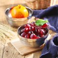 thumbnail image 2 of 6-Pack Stainless Steel Bowl Set - Double-Walled Insulated Metal Snack Bowls, 2 of 4