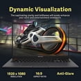 thumbnail image 4 of ASUS VivoBook S15 Slim 15.6" FHD Laptop, AMD Ryzen 5 5600H, 8GB RAM, 2.16TB Storage(2TB SSD +160GB Docking Station Set), AMD Radeon Graphics, Numeric Keypad, Webcam, WiFi 6, Windows 11 Home, Black, 4 of 7