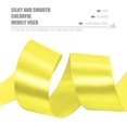 thumbnail image 3 of ORUYROP 1-1/2 Inch Wide Double Face Satin Ribbon-25 Yards，Gift Bag Decoration Wedding Chair Back Handmade Bow (Bright yellow), 3 of 7