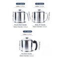 thumbnail image 2 of Kitchen Oil Pot Stainless Steel Oil Filter Household Cooking Oil Fat Separator with Lid, 2 of 7