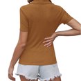 thumbnail image 4 of Fridja T-Shirt Décontracté pour Femmes Hauts d'Été Chemise à Manches Courtes, 4 of 7