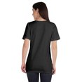 thumbnail image 3 of Inkmeso T-Shirt Basique à Col Rond pour Femmes, Manches Courtes, Coupe Régulière, Long Tee, Haut d'Entraînement, 3 of 8