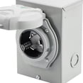 thumbnail image 1 of Panneau de Prise d'Alimentation pour VR, Boîtier de Prise Électrique, Panneau de Prise d'Alimentation, Prise 50 A NEMA SS2 50, 1 of 5