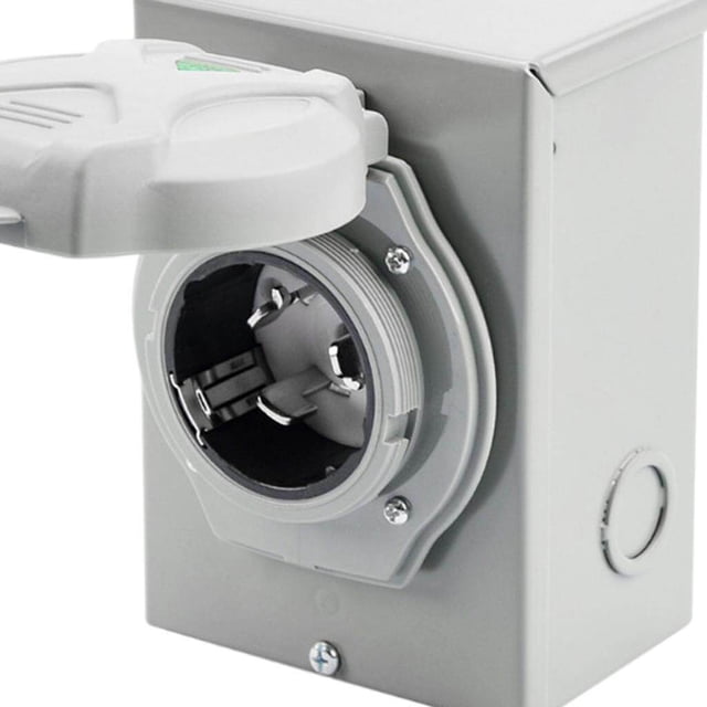 Panneau de Prise d'Alimentation pour VR, Boîtier de Prise Électrique, Panneau de Prise d'Alimentation, Prise 50 A NEMA SS2 50