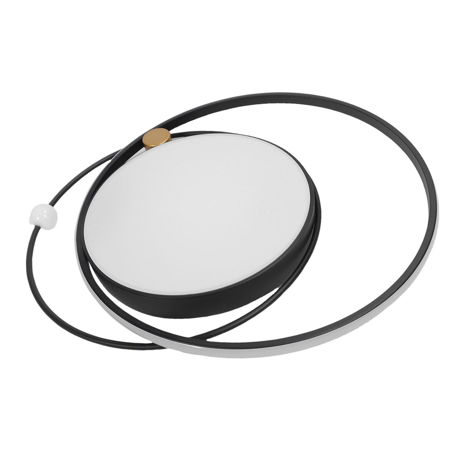 Plafonnier Encastré, Plafonnier à Intensité Réglable à DEL Respectueuse des Yeux pour Cuisine Noir