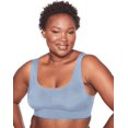 thumbnail image 1 of Bali Womens Comfort Revolution EasyLite Seamless Wirefree Bra, L, Blue Flight, 1 of 1
