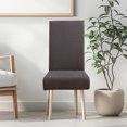 thumbnail image 3 of Bargain Violete Solid Color Brushed High Elastic Chair Cover Soft And Comfortable Chair Seat Cover -proof And Dirt- Chair Slipcover Suitable For Dining Chair, 3 of 4