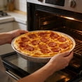 thumbnail image 4 of TIELUTT 10Pcs Disposable Pizza Pans Round Aluminum Trays Freezer Oven Serving Baking Sheet Baking Sheets Nonstick Large Baking Racks for Oven Use Air Fry Oven Pans and Trays Baking Racks for Oven Use, 4 of 7