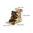 thumbnail image 3 of Folding Table Legs and Hinge Hardware for Workstations – Adjustable Bracket Support with Screws for DIY Furniture Projects and Craft Stationery, 3 of 8