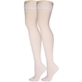thumbnail image 2 of Truform Bas Cuisse Transparents : 15 - 20 mmHg, Ivoire, Grand, 2 of 9