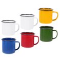 thumbnail image 1 of OULII 6 Pcs Tasses d'Eau Fiables Tasses à Café Vintage pour Ménagères Blanches Rentrée Scolaire, 1 of 8