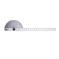 thumbnail image 1 of Stainless Steel 180 Degree Protractor Angle Finder Rotary Woodworking Measuring Ruler Craftsman Tool, 1 of 8