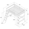 thumbnail image 3 of Dorel Living Denver Loft lit pour les enfants, 3 of 9