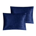 thumbnail image 4 of Grace Living Aashvi Crinkle Velvet 3pc Comforter Set - 2 Pillow Shams, 1 Comforter, 4 of 5