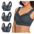 thumbnail image 2 of Timegard Womens 3pc Wireless Bra Mesh Back Smoothing Full Coverage High Support Comfort Thin Bralette, 2 of 6