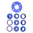 thumbnail image 4 of Ensemble de Guides de Gabarit de Routeur, Alliage d'Aluminium Haute Résistance Bleu Facile à Utiliser 10 Pcs Guides de Gabarit de Routeur pour Industriel, 4 of 8