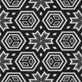 thumbnail image 1 of Ahgly Company Tapis d'Intérieur Lavable en Machine Carré Noir Nuit Transitionnel, 4 Pieds Carré, 1 of 7