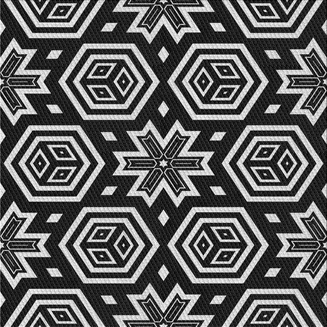 Ahgly Company Tapis d'Intérieur Lavable en Machine Carré Noir Nuit Transitionnel, 4 Pieds Carré