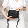 thumbnail image 3 of Women Crossbody Bag Color Clash PU Tote Bag Chain Simple Female Commuter Handbag, 3 of 9