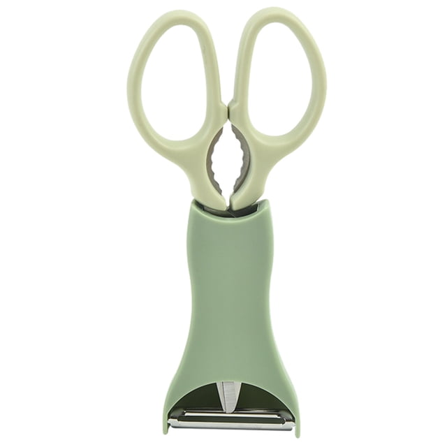 WIFKLSIIPG Ciseaux de Cuisine Rabot à Melon Ensemble de Deux Pièces de Ciseaux Acier Inoxydable Ciseaux Ménagers Multifonctions Ciseaux Alimentaires Ciseaux de Cuisine et Outils d'Office (Vert)