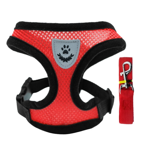 Cat Walking Chest Strap Drawstring Nylon Material Escape Proof Adjustable Soft Mesh Reflective Strip for Small Cats Puppies Medium Sized Cats