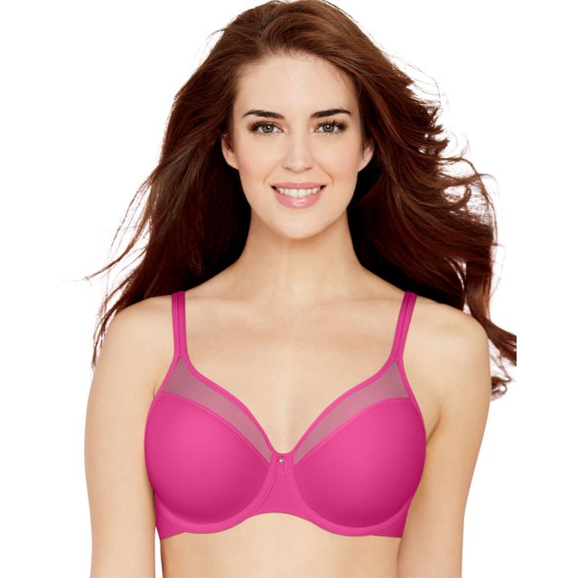 Bali Womens One Smooth U Ultra Light Illusion Neckline Underwire Bra, 40B