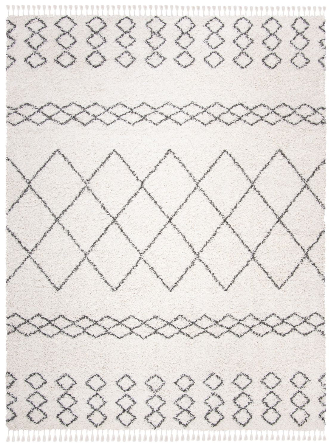 Safavieh Moroccan Fringe Scarlett Geometric Shag Area Rug