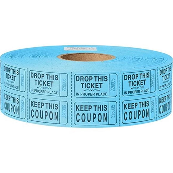 Rouleau de Billets Double, Bleu