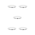 thumbnail image 2 of Baohd Fashionable And Comfortable Beaded Bracelets. Easy Matching For Any Style Beaded Cross Bracelets Stone Beads Bracelets porcelain white 5Set, 2 of 6