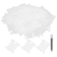 thumbnail image 1 of Noref Floss Bobbins,300Pcs Floss Bobbins Plastic Transparent Stitch Winding Plate Embroidery Tools, 1 of 8