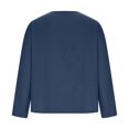 thumbnail image 4 of GigrtiJin Mens Long Sleeve T-Shirt Casual Fall V Neck Solid Color Tops Blouses Plus Size Basic Pullover Undershirt, 4 of 6