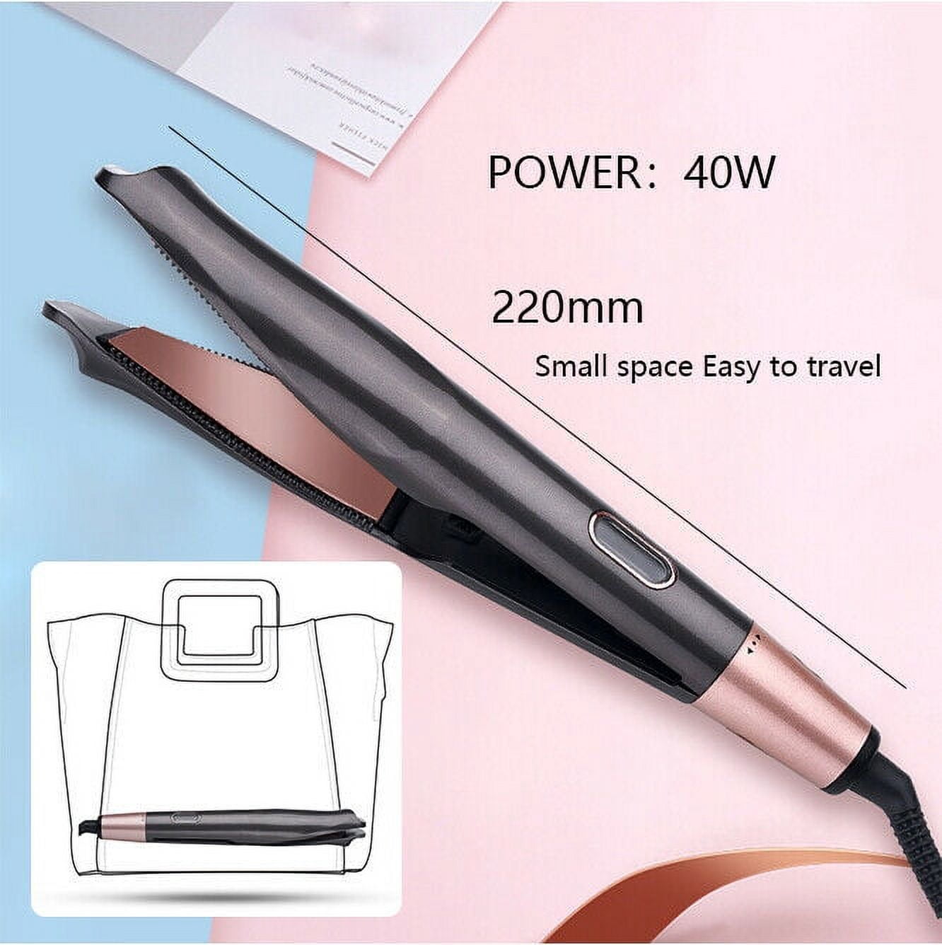 2 In 1 Ceramic Curling Hair Straightener Professional Curling Iron