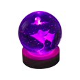 thumbnail image 1 of MesaSe 3d Glowing Crystal Ball Night Light Ornament Creative Coloful Night Scene Lamp With Base For Home Decor Gift, 1 of 9