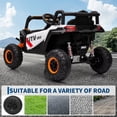 thumbnail image 4 of 4WD Kids Ride On UTV with Remote Control, Spring Suspension Off Road Electric Truck for 3-8 Years Outdoor Play, 4 of 7