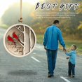 thumbnail image 2 of Simulation Red Bird Pendant European And American Wooden Plane Decorative Pendant Bird Pendant, 2 of 6