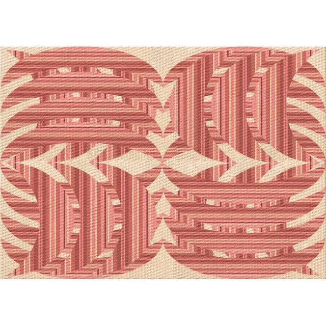 Ahgly Company Tapis d'Intérieur Lavables en Machine, Rectangle de Transition Rose Saumon Clair, 8' x 12'