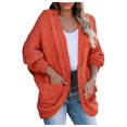 thumbnail image 2 of Cardigans en Tricot pour Femmes Amples Surdimensionnés avec Poches, 2 of 9