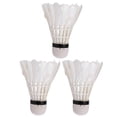 thumbnail image 1 of Shuttlecock,3pcs Goose Feather Shuttlecocks Badminton Balls Badminton Feather Shuttlecock Sturdy Construction, 1 of 8