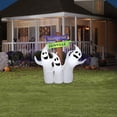 thumbnail image 5 of Halloween Inflatable Ghost Trio with Signs, 5 of 5
