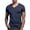 Dark Blue, variant on Summer Saving Clearance! WRKEKC Mens Casual T Shirts,Summer Men's Casual Fashion Solid Color Short Sleeve V-neck Top/Shirt