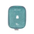 thumbnail image 1 of keepw Emergency Organizer Zipper Waterproof Household Empty Storage Bag Classification Dust-proof Students Pill Case for School Green Small, 1 of 1